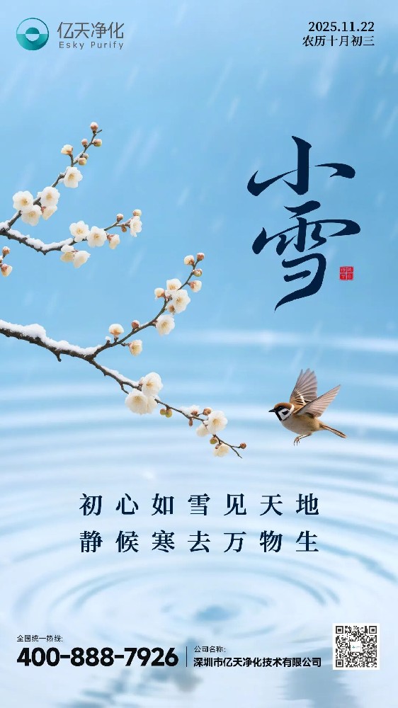 小雪 丨 初雪降臨，擁抱潔凈